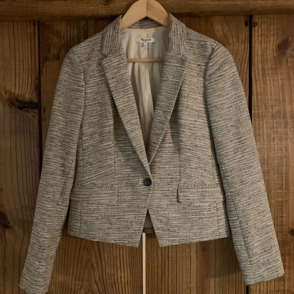 Madewell Tweed Blazer - Women’s size 4
